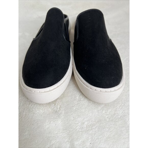 Time And Tru Womens Black Slip-On Shoes Size 7 Memory Foam Sole Comfortable - Picture 3 of 5